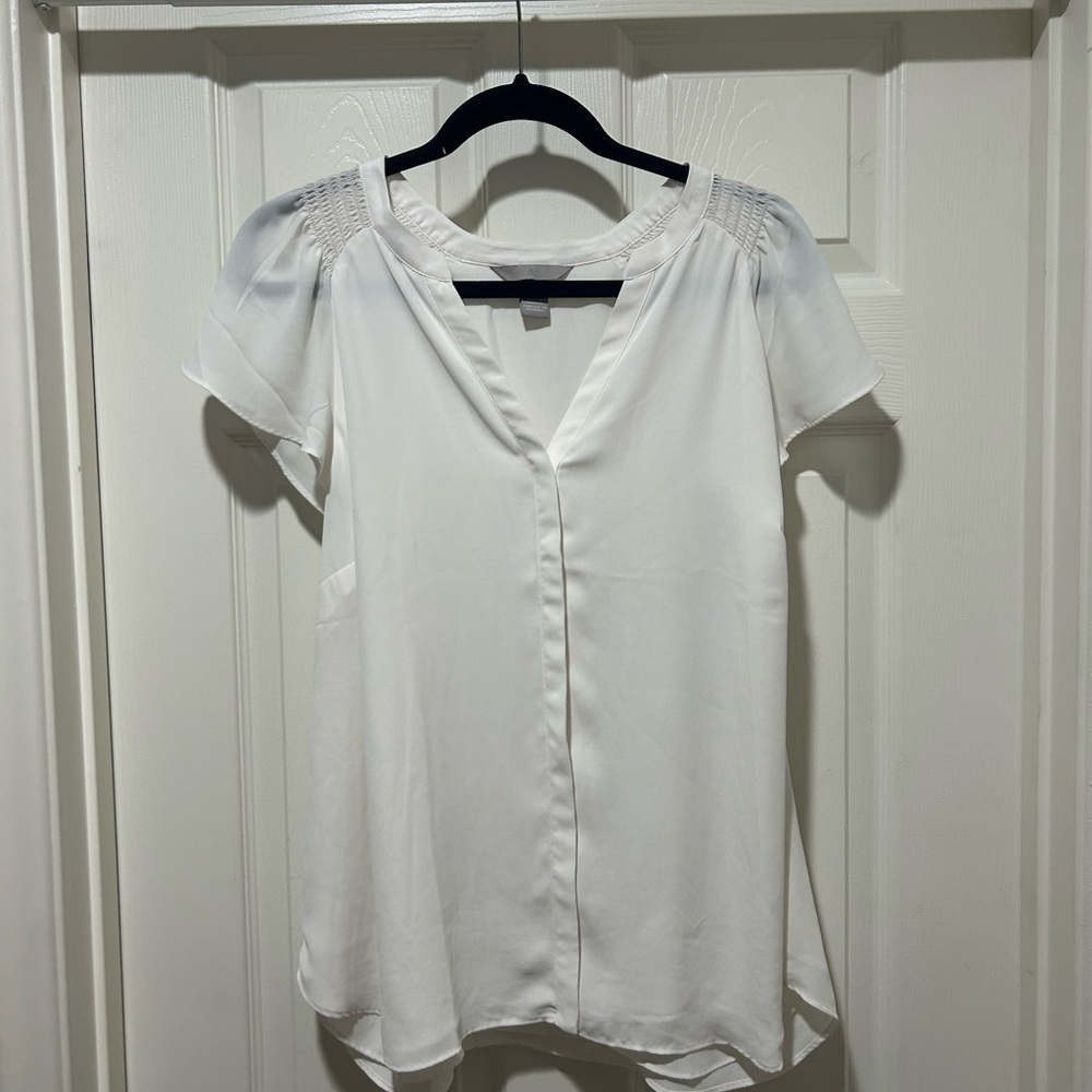 Forever 21 White Puff Sleeve Blouse